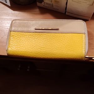 Marc by Marc Jacobs Wallet Yellow & Beige Leather